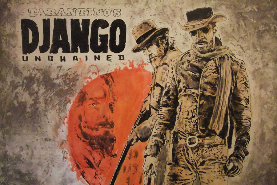 Kinoplakat DJANGO UNCHAINED